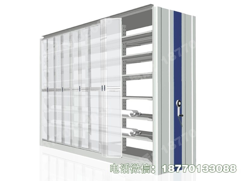 乌恰县折叠门挂壁式移动民间文物柜